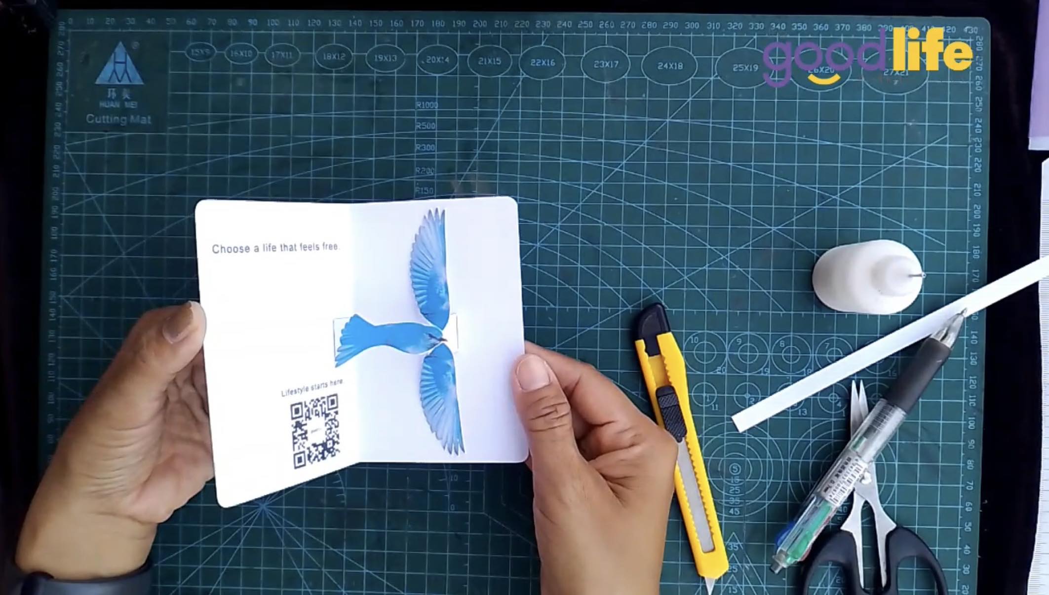 ငှက်ကလေးပုံစံ စက္ကူခေါက်နည်း